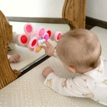 WOOPIE BABY Космический спиннер Pop-it, сенсорная игрушка, сменная, 3 шт., розового цвета.