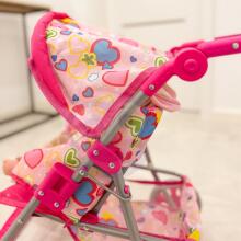 WOOPIE ROYAL Stroller Doll Stroller Hearts Colored