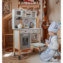 WOOPIE GREEN Wooden Interactive Kitchen 9in1 with Washing Machine and Board
