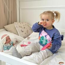WOOPIE ROYAL auklītes lelles komplekts ar aksesuāriem