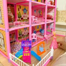 Кукольный домик WOOPIE Mega Villa LOVELY HOUSE 194 шт.