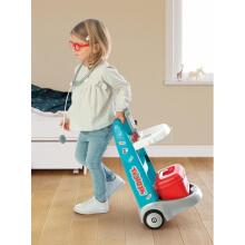 Smoby Electronic Doctor Trolley  Art.248329 Электронная медицинская тележка  16 аксессуаров