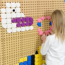 MASTERKIDZ 64 ģeometriskas formas tapiņu komplekts STEM tāfelēm