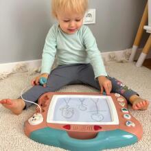 WOOPIE Scribble Interactive Magnetic Board Graphic Tablet Music Light Orange