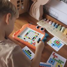 Магнитная доска WOOPIE для детей Монтессори MagPad динозавр