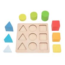 TOOKY TOY Educational Puzzle Geometric Shapes