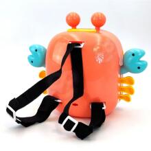 WOOPIE Electronic Piggy Bank Safe ATM with Pin Access Code Crab Backpack Orange