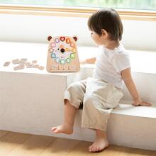 CLASSIC WORLD Teddy Bear Clock Montessori Educational 3in1 Learning Time Counting and Date