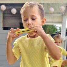 WOOPIE Colorful Harmonica for Children Dog