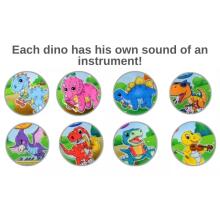 WOOPIE Musical Mat XXL Dinosaurs 2in1 Piano 8 Melodies 110cm