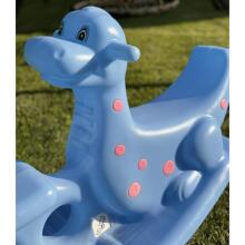 WOOPIE Dino Multi-Person Rocker Balance Swing Blue