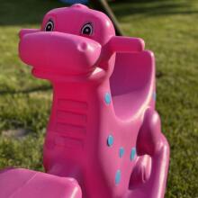 WOOPIE Multi-person Dino Rocker Balance Swing Pink