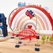 WOOPIE Electric Train 2in1 Foldable into a Suitcase 87 pcs. - Length 3.5 m