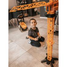 WOOPIE Tālvadības Celtnis 103 cm Tālvadības Kravas Ekskavators + 4 Piederumi
