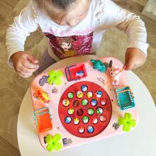 WOOPIE Аркадная игра Рыбалка Интерактивный стол Розовый