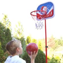 Woopie Art.248643 brīvi stāvoša basketbola komplekts ar regulējamu augstumu 90-170 cm + bumba