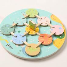 CLASSIC WORLD Lotus Leaf Sensory Game Match Shapes and Colors