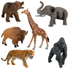 WOOPIE Large Wild Animal Figures Set + Mat and Accessories 23 pcs.