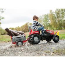 Rolly Toys RollyJunior RT - педальный трактор с прицепом для детей 3-8 лет до 50 кг