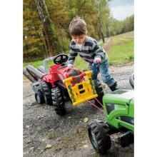 Rolly Toys RollyJunior RT - педальный трактор с прицепом для детей 3-8 лет до 50 кг