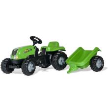 ROLLY TOYS rollyKid NH T 7040 Pedal Tractor with Trailer Light Green