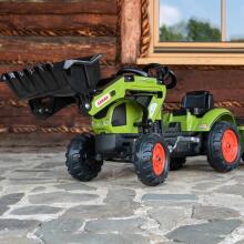 Falk Claas Tractor with Trailer and Pedal Bucket