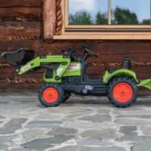 Falk Claas Tractor with Trailer and Pedal Bucket