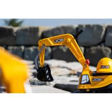 FALK ekskavators JCB DIGGER rotējošs dzeltens pārvietojams kauss no 3 gadu vecuma.