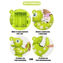 WOOPIE Dinosaur Bubble Machine for Kids