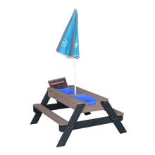 AXI Nick Picnic Table with Sand/Water Containers with Umbrella