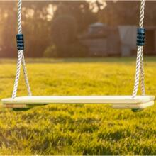 Wooden Swing with Seats Axi Gray Playground