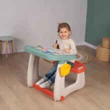 SMOBY divpusējs rakstāmgalda sols 2in1 + 80 aksesuāri