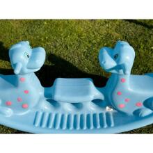 WOOPIE Dino Rocker Balance Swing Light Blue