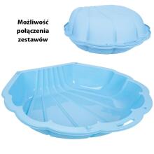 WOOPIE smilšu kastes baseina apvalks, zils, 3in1, sausais baseins, 1 gab.
