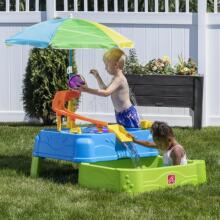 STEP2 Water Table with Slide, Umbrella + Pool