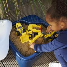 BIG Multifunctional Sandbox with Cover, Seat, Water Table
