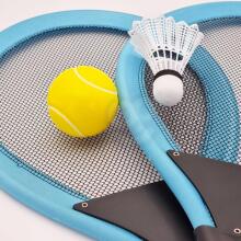 WOOPIE Large Tennis Rackets Badminton for Kids Set + Ball Shuttlecock