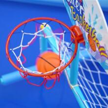 WOOPIE Ūdens basketbola komplekts 2in1 futbola vārti + bumbas + pumpis