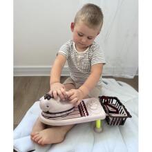WOOPIE 2in1 gludināšanas komplekts, gludināmais dēlis ar mūziku, 7 gab.