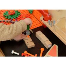 MASTERKIDZ koka darbnīca XXL Montessori STEM ar instrumentiem
