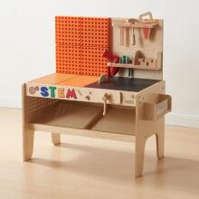 MASTERKIDZ koka darbnīca XXL Montessori STEM ar instrumentiem