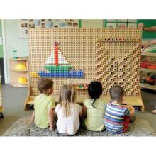 MASTERKIDZ brīvi stāvoša radoša STEM zinātnes tāfele 166 x 125