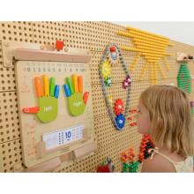 MASTERKIDZ Mācīšanās skaitīt sienas sensorā tāfele Flex Montessori