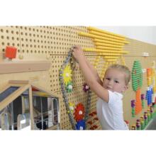 MASTERKIDZ sienas dēļa zobrati un ķēde 79 el. Izveidojiet savu mehānismu