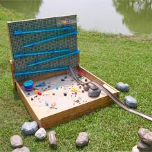 MASTERKIDZ Set XXL STEM WALL 2in1 Creative Board with Sandbox