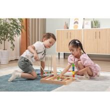 VIGA Wooden Educational Game Logical Beads 104 Pieces Montessori
