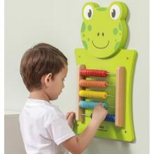 VIGA Деревянная манипуляционная доска Abacus Frog FSC Montessori Certificate