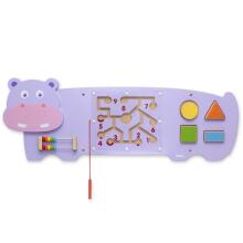 VIGA Sensorās Manipulācijas Tāfeles Hipopotamus FSC Montessori Sertifikāts