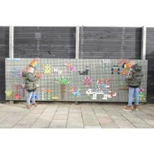 MASTERKIDZ Wall Panel Science Board Creative STEM Outdoor Board Set of 2
