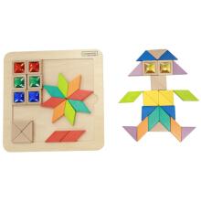 MASTERKIDZ Puzles Mozaīka Mācību Krāsas un Formas Tangram Montessori